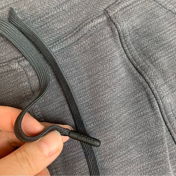 Prana women's size small gray jogger pants relaxed tie waist sweats - Picture 6 of 10